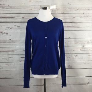 💎 FOREVER 21 Long Sleeve Cobalt Blue Cardigan